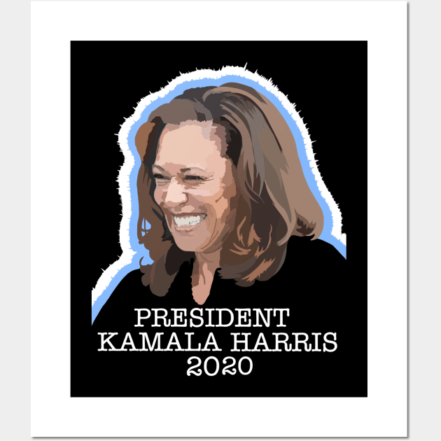 PRESIDENT KAMALA HARRIS 2020 (Ghost Version) Wall Art by SignsOfResistance